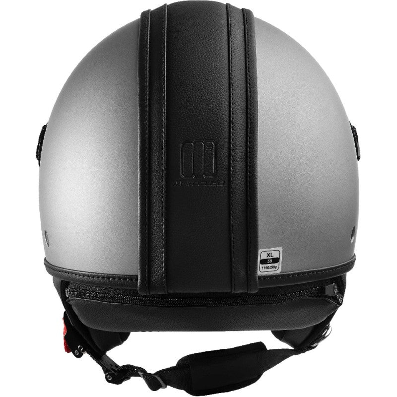 Casco Jet Motocubo Top Cube Grigio Scuro
