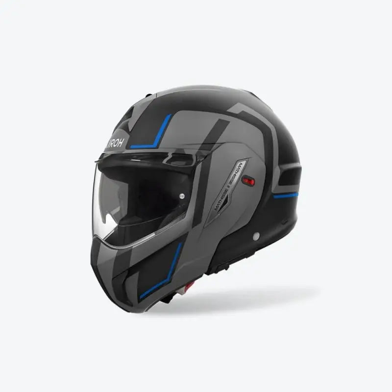 Casco Modulare Reversibile Airoh Mathisse II Genius Blu Opaco