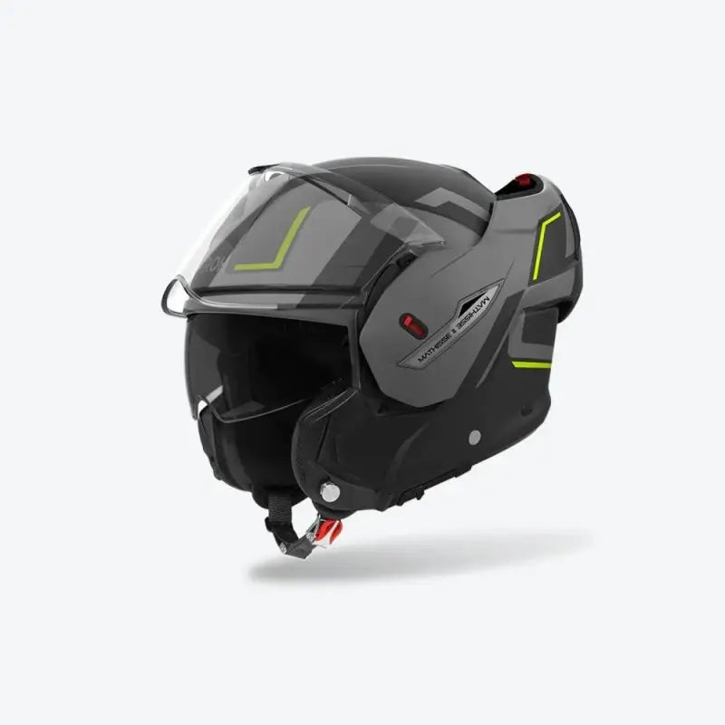 Casco Modulare Reversibile Airoh Mathisse II Genius Giallo Opaco