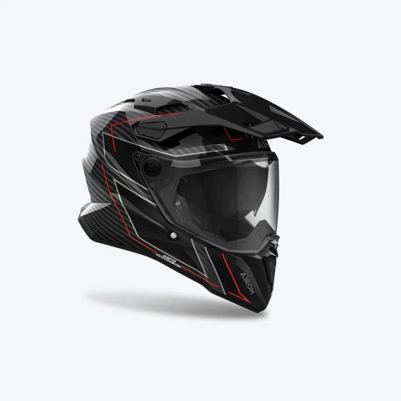 Casco Touring Airoh Commander 2 Carbon Stylish Lucido