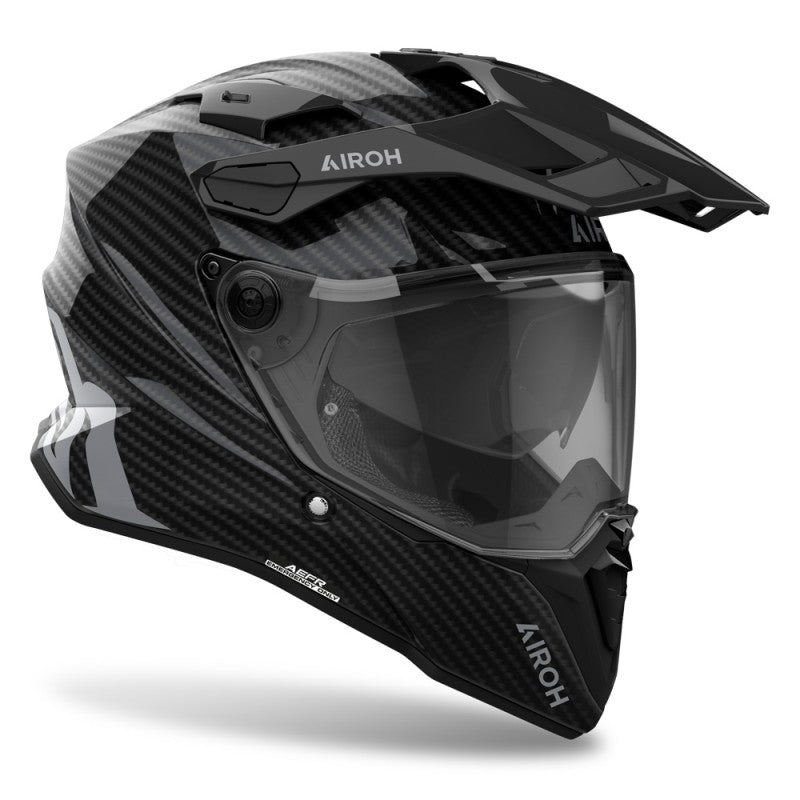 Casco Touring Airoh Commander 2 Full Carbon Lucido