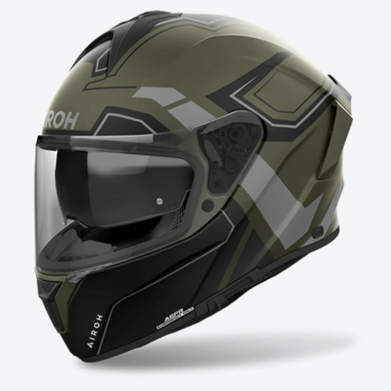 Casco Integrale Airoh Spark 2 Dart Verde Militare Opaco