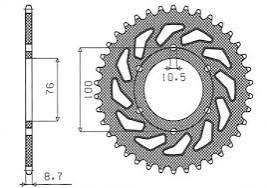 SUZUKI GSX KATANA 1100 1981>1985 CORONA PASSO 530 CODICE 1-6223