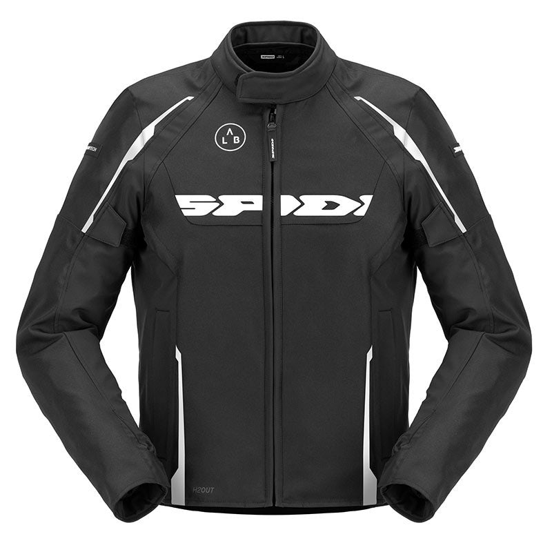 Giacca in Tessuto Spidi Dragon H2Out Nero Bianco