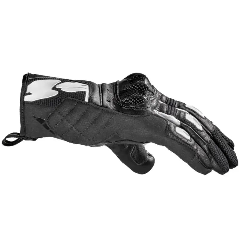 Guanti Donna In Pelle G-Carbon Lady Nero Bianco