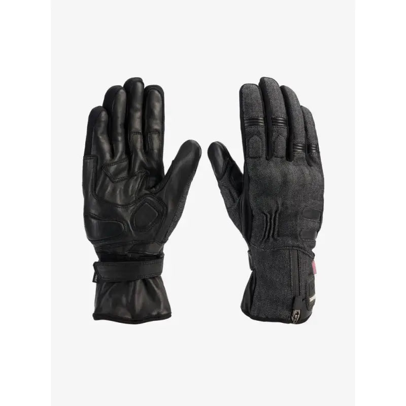 Guanti In Tessuto Blauer Union Jeansati Nero / Grigio