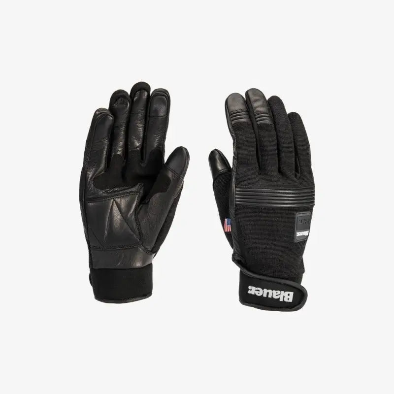 Guanti In Tessuto Blauer Urban Nero