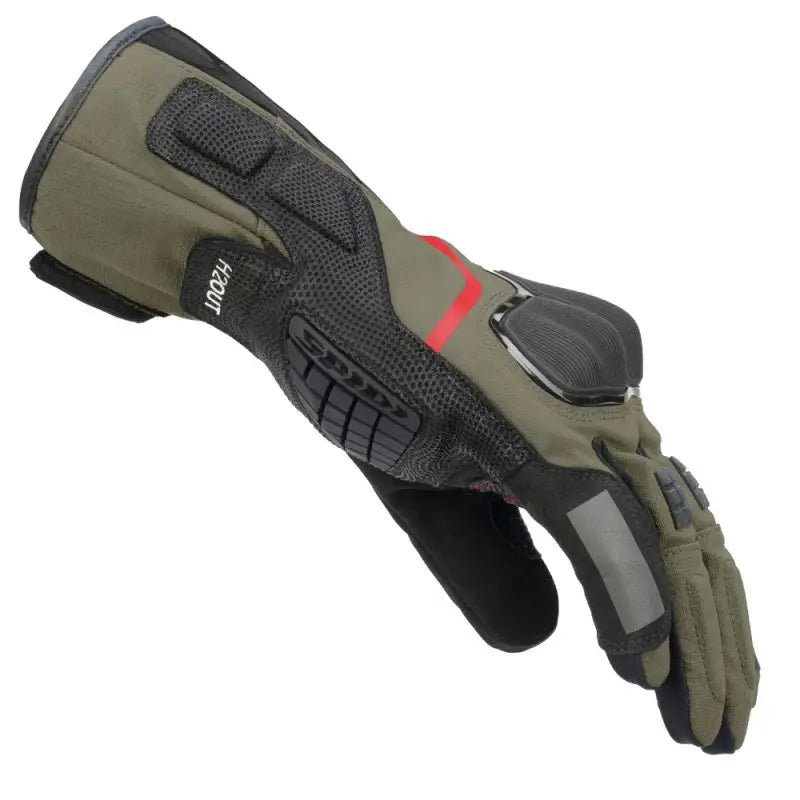 Guanti in Tessuto Spidi Rainshield 2 Verde Militare