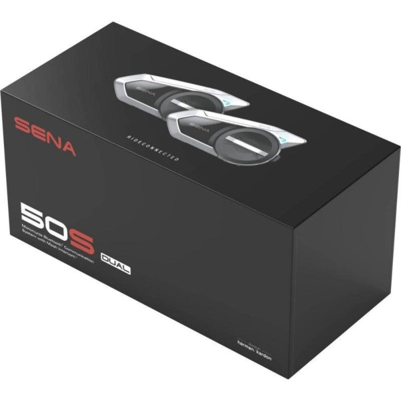 Interfono Sena 50S Bluetooth 5.0 Coppia Sgancio Rapido Mesh 2.0