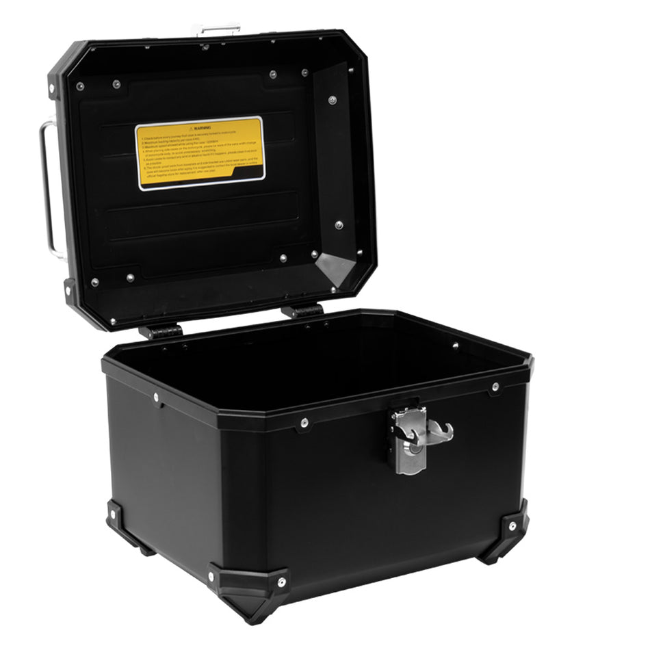 BAULETTO VALIGIA TOPCASE NERO 38L 42x36X33 CM FORNITO CON PIASTRE ABS