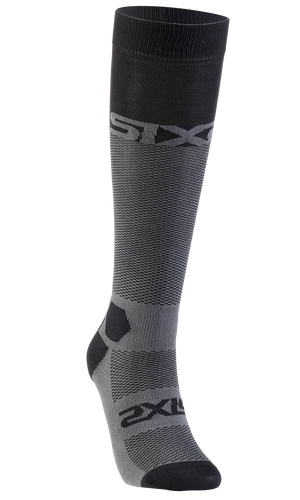 Calza Lunga Rinforzata Unisex Sixs LONG RACING V2 Nero/Grigio