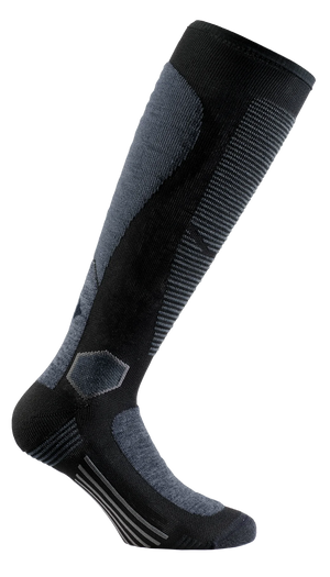 SIXS MOT MERINO V3 Calza Lunga Lana Merino Black/Grey