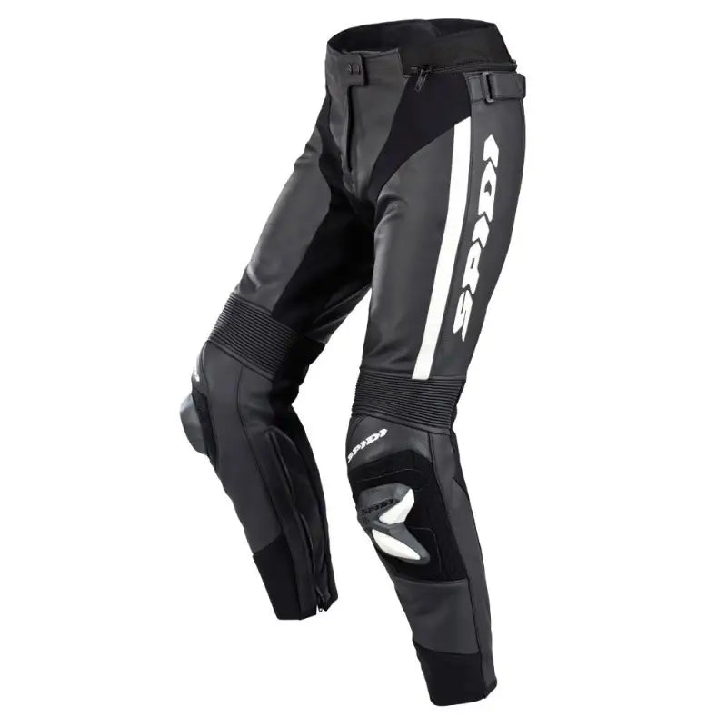 Pantaloni Donna in Pelle Spidi Rr Pro 2 Lady Nero Bianco