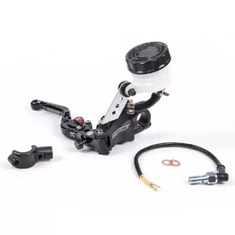 Pompa Freno Anteriore Radiale Ø19 Con Leva Regolabile Nera Braking
