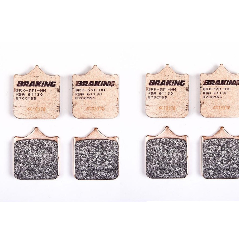 Kit 8 Pastiglie freno ANT BRAKING APRILIA RSV 1000 BENELLI TRK 502