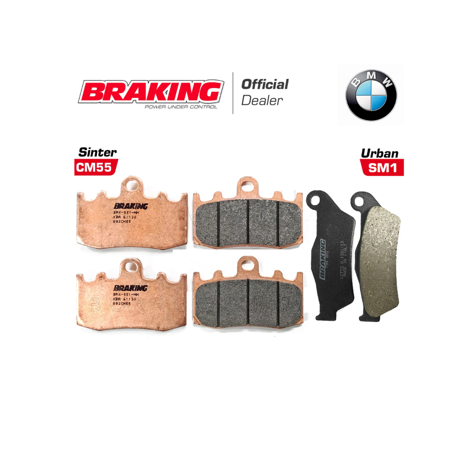 Kit pastiglie freno POSTERIORI BRAKING BMW R 1200 GS ABS 2010 >2012