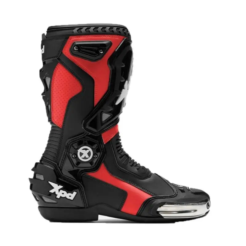 Stivali Moto Racing XPD XP6-S Nero Rosso
