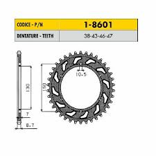 YAMAHA YXJR 1200 1995>1998 CORONA PASSO 530 CODICE 1-8601