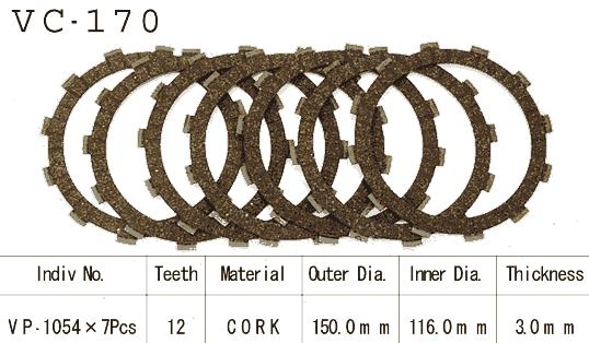 Kit Dischi Frizione Guarniti Honda Nx650 Dominator 1988>2002