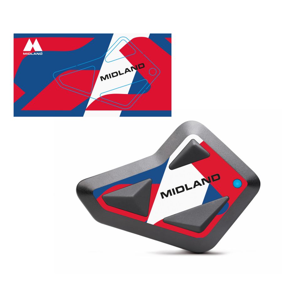 Adesivo Midland Style Cover Multi Wave Per Interfoni della Linea BT MINI (1 pz)
