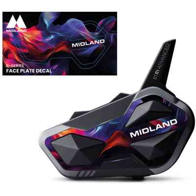 Adesivo Midland Style Cover DARK SMOKE Per Interfoni della Linea R (1 pz)