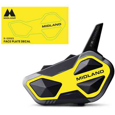 Adesivo Midland Style Cover YELLOW HORIZON Per Interfoni della Linea R (1 pz)