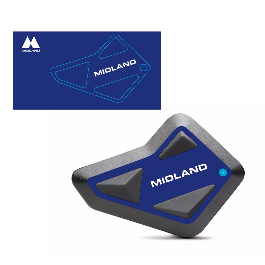 Adesivo Midland Style Cover Deep Ocean Per Interfoni della Linea BT MINI (1 pz)