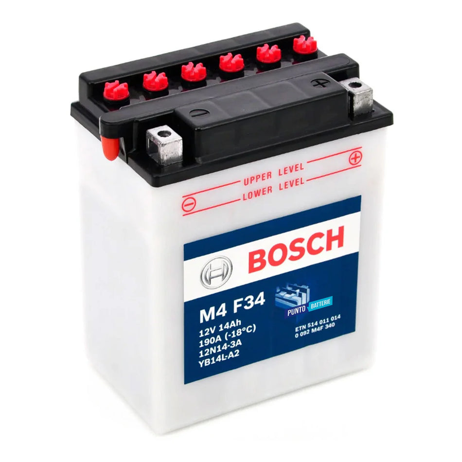 BATTERIA BOSCH M4 F34 12V 14AH YB14L-A2 SPUNTO 190A