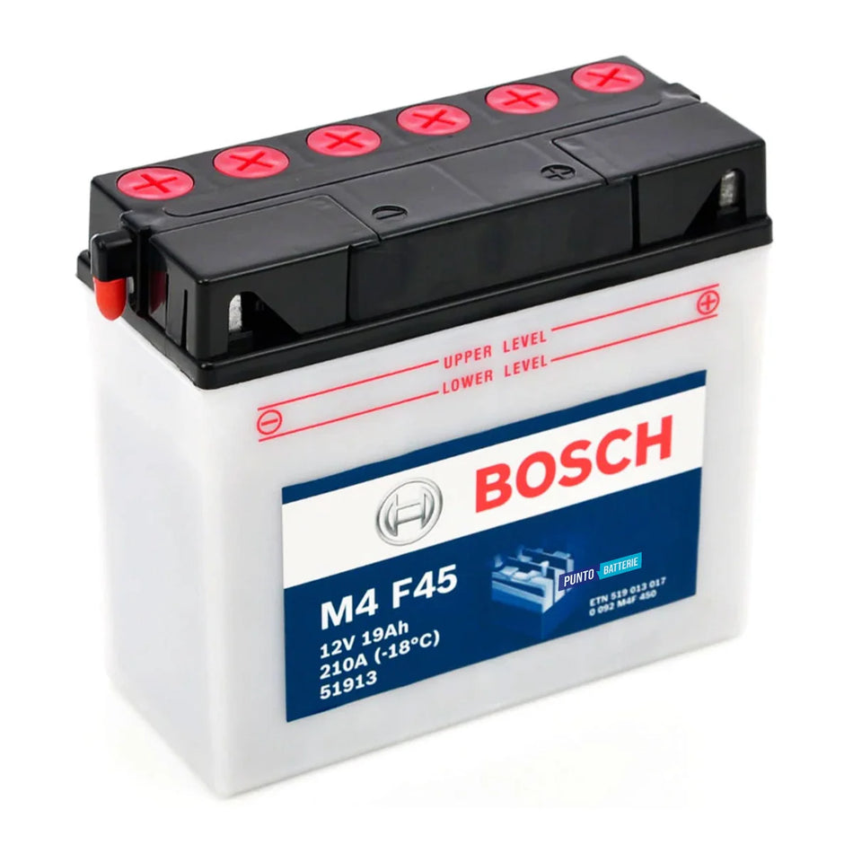 Batteria Bosch M4 F45 - M4 (12V, 19Ah, 210A) 51913