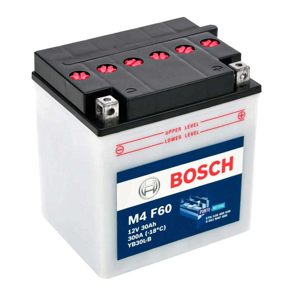 Batteria Bosh M4 F54 12V 30AH 300A 53030/Y60N30L-A Moto Guzzi- BMW