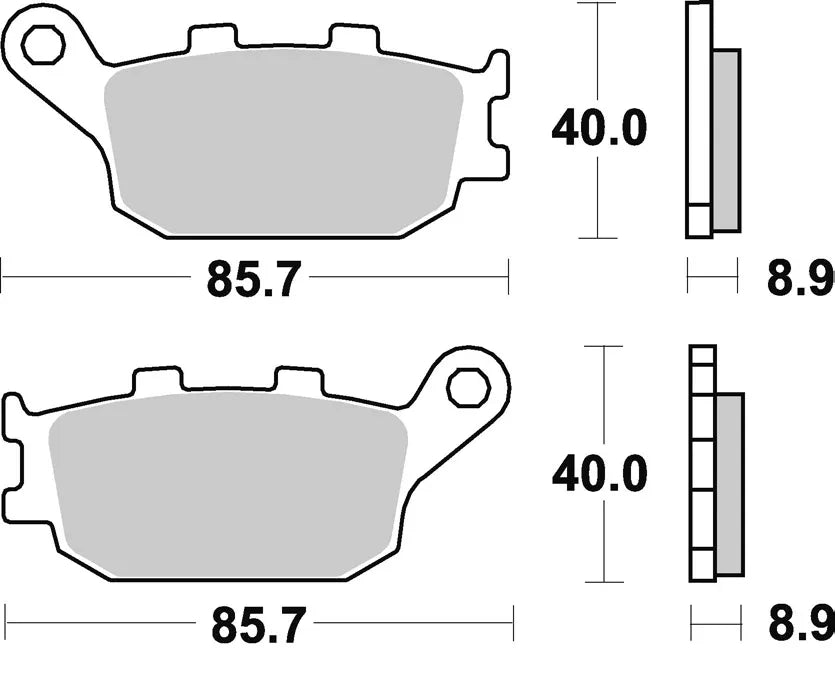 Pastiglie freno POST BRAKING SINTER HORNET 600 KAWASAKI Z750 YAMAHA R1