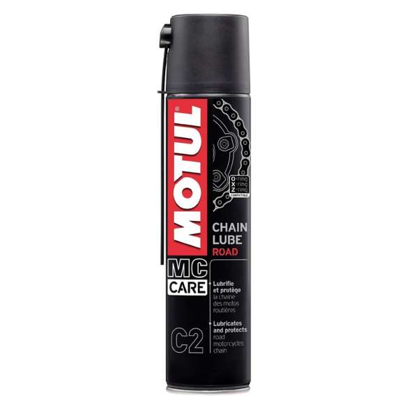 MOTUL MC CARE C2 CHAIN LUBE ROAD lubrificante spray catena moto 400ml