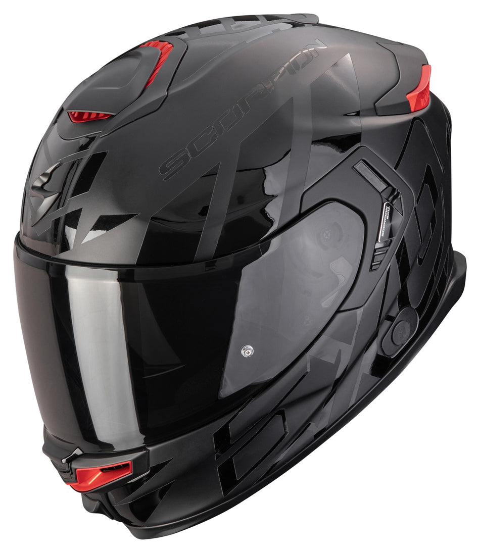 Casco Integrale in Fibra Scorpion Exo-GT SP Air Noble Nero Opaco