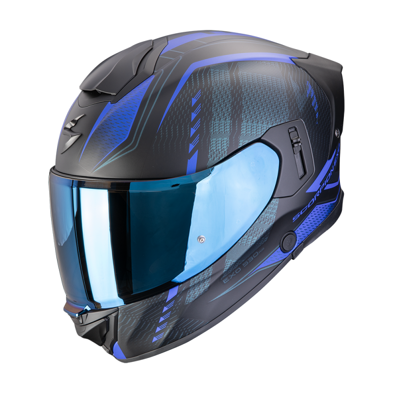 Casco integrale SCORPION EXO-530 AIR THERAS Nero Opaco Blu