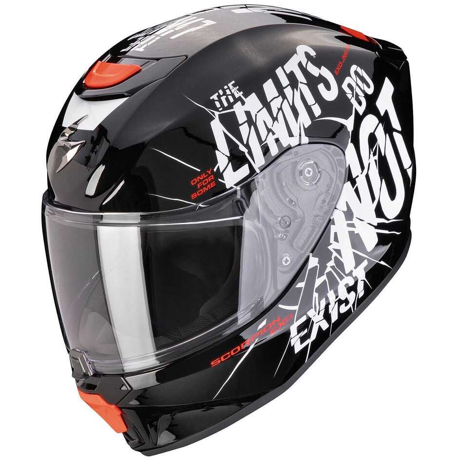 Casco Moto Bambino Integrale Scorpion EXO-JNR BOUM Nero Bianco