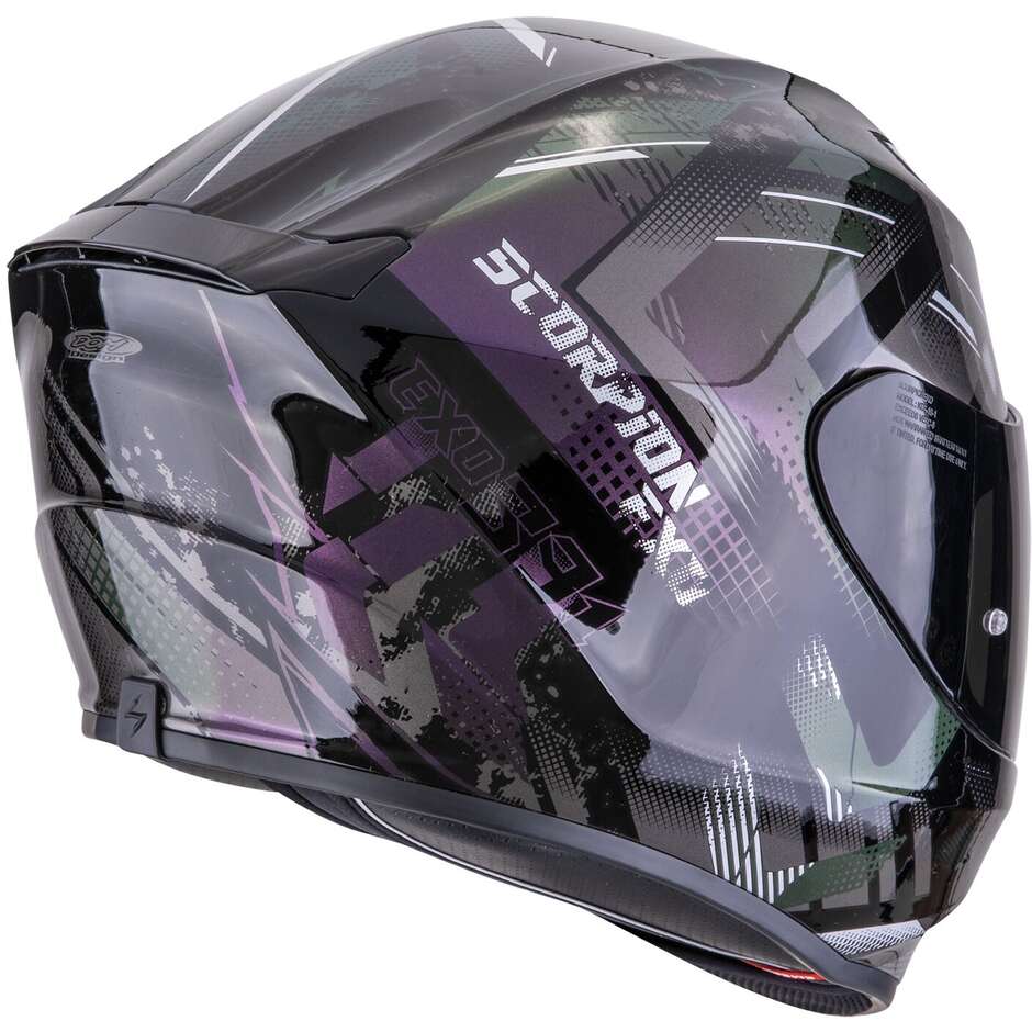 Casco Moto Integrale Scorpion EXO-391 CLUTTER Nero Camaleon