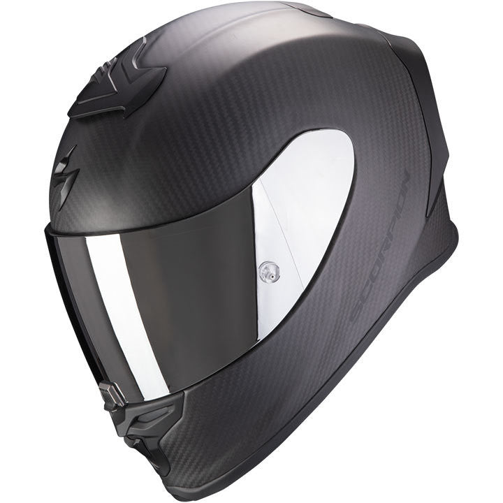 Casco Moto Integrale Scorpion EXO-R1 EVO CARBON AIR SOLID Nero Opaco