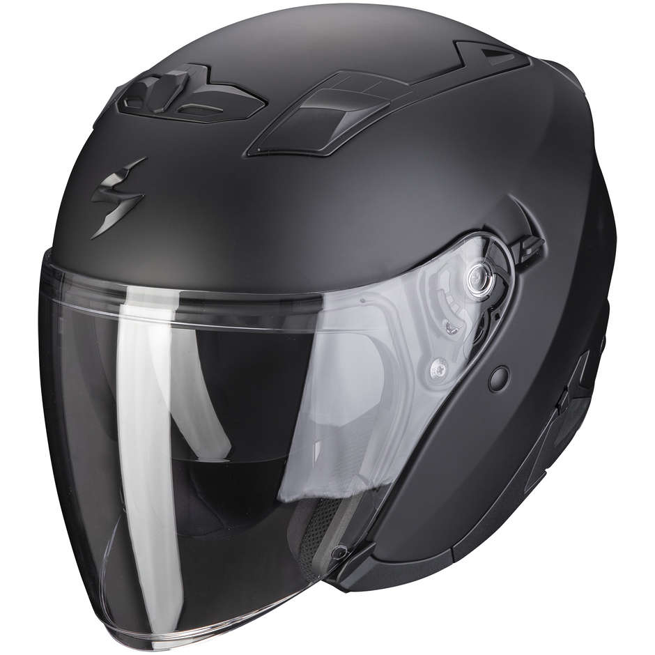 Casco Moto Jet Scorpion EXO-230 Solid Nero Opaco