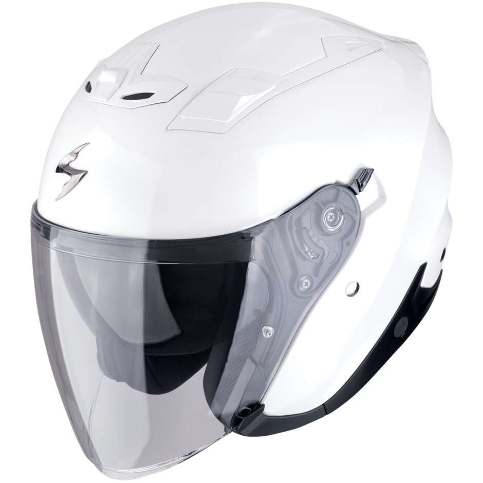 Casco Moto Jet Scorpion EXO-Z1 SOLID Bianco perla