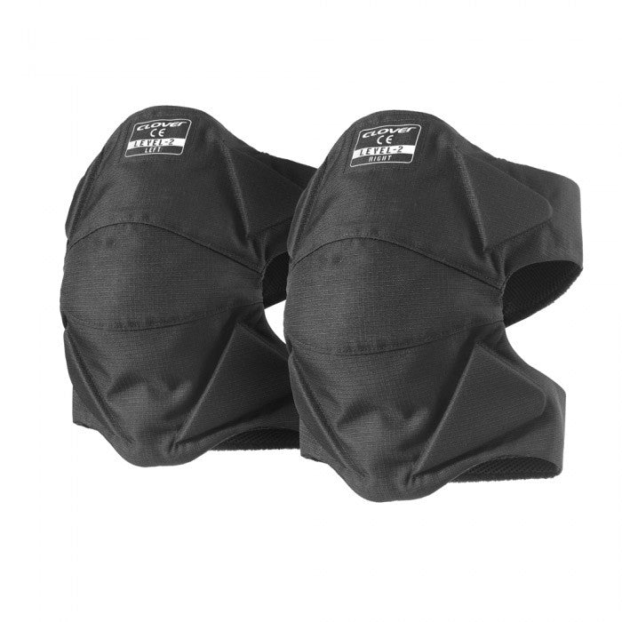 Protezioni Moto Ginocchio Clover KNEE PRO 2 CE PROTECTOR Nero