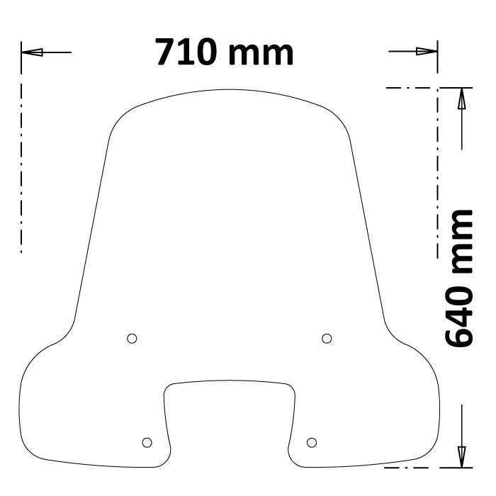 Parabrezza Classic per Peugeot Tweet 50-125-150