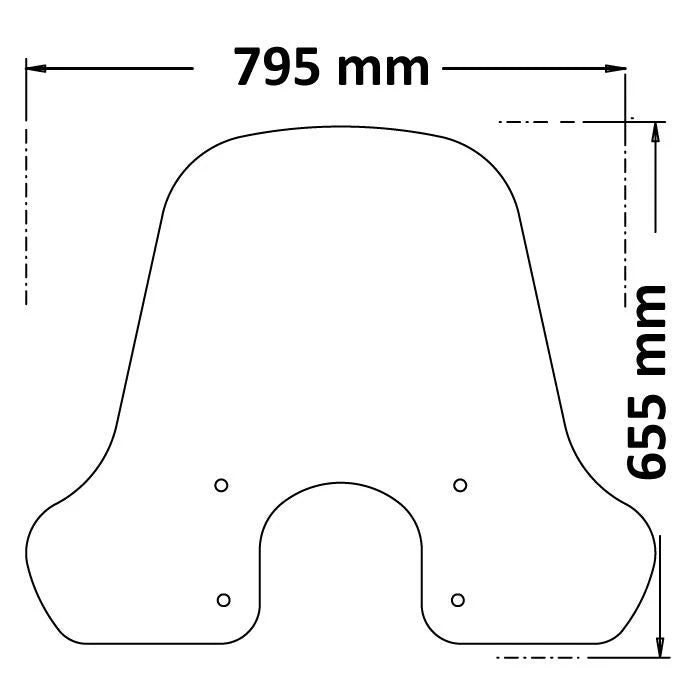 Parabrezza classic per Vespa GTS