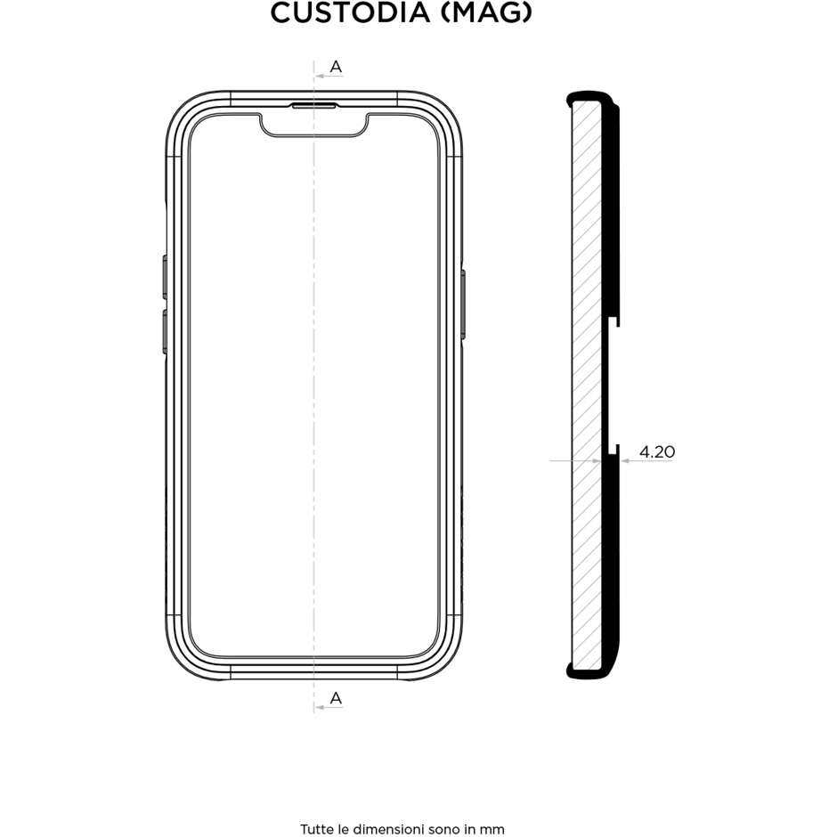 Cover Quad Lock QMC-IP18XL Mag per iPhone 18 Pro Max – Custodia Magnetica Protettiva