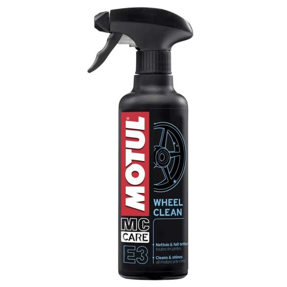 Motul E3 Wheel clean 400ml Pulitore concentrato per cerchioni Moto