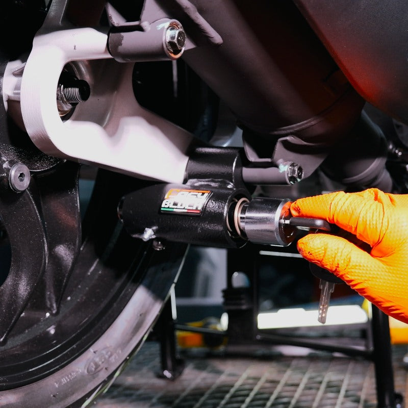 Antifurto blocca ruota per SYM Symphony ST125 dal 2021 e Jet 14 EVO125