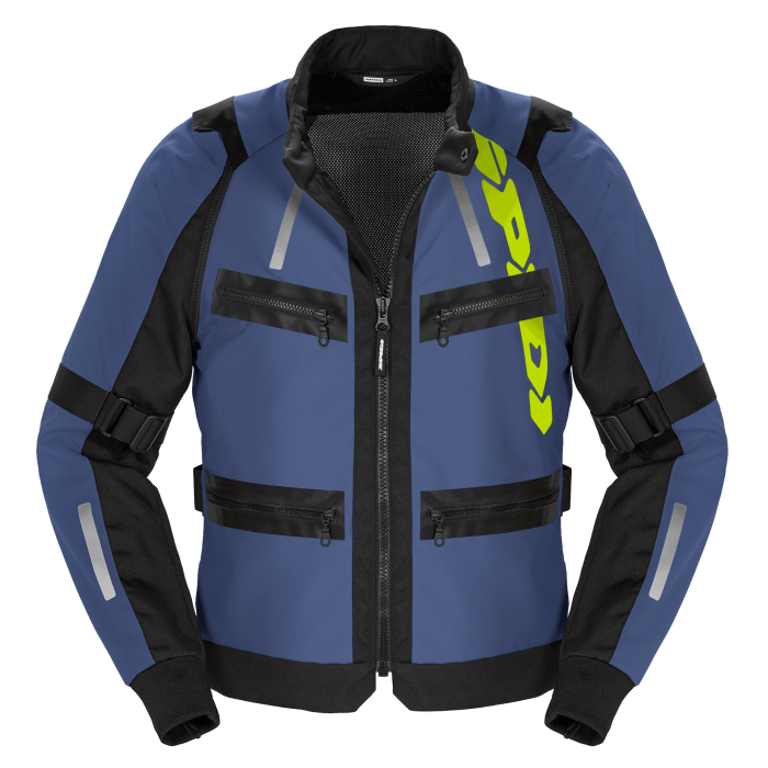Giacca in Tessuto Spidi Enduro Pro Blu Giallo