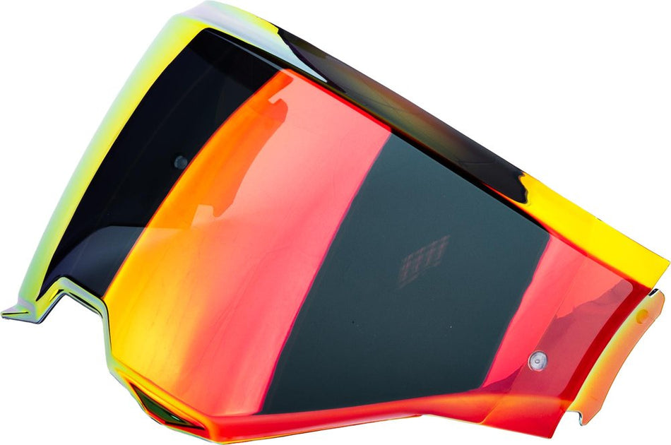 Visiera Scorpion KDF18-1 EXO-TECH/CARBON Rosso-Blu-Specchiata silver-Fumè