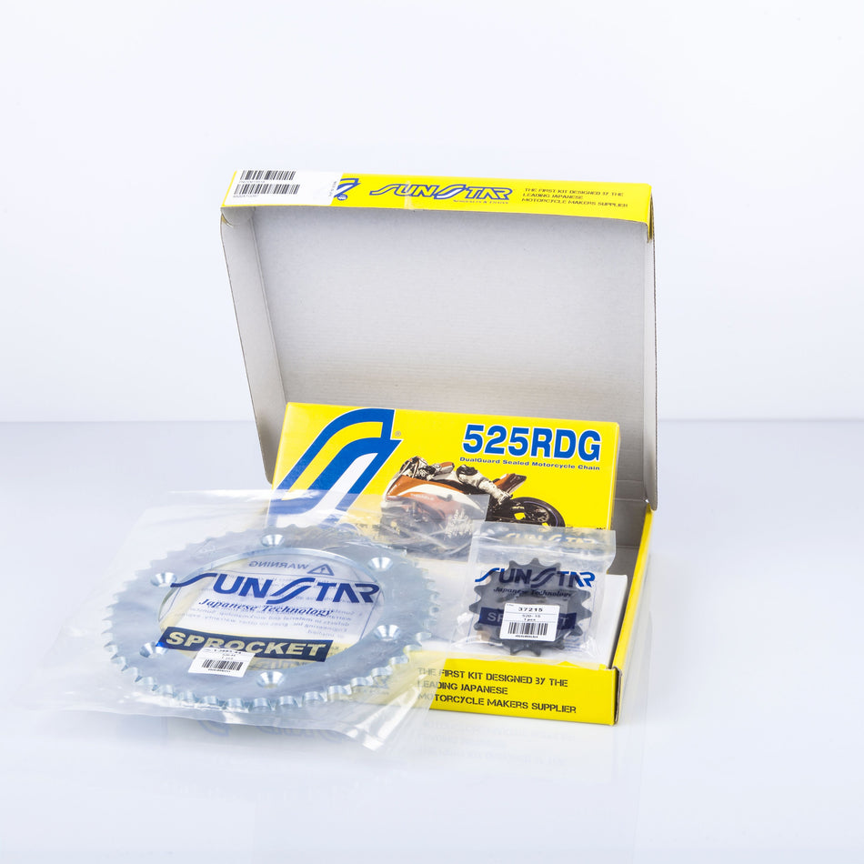 Kit Trasmissione TRIUMPH THRUXTON 865 2004>2008 con catena di tipo RDG Sunstar 525