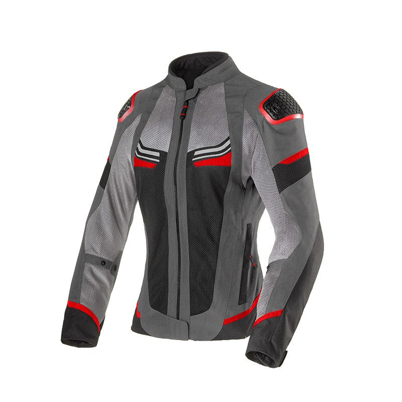 Giacca estiva Donna Clover Airjet 6 R Grigio scuro/Rosso Lady