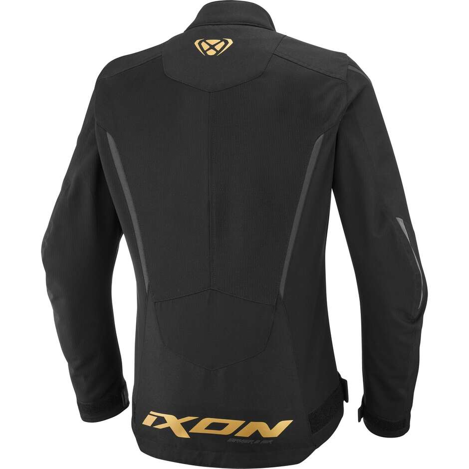 Giacca Giubbotto Moto Donna Ixon STRIKER 2 AIR WP L Nero Oro